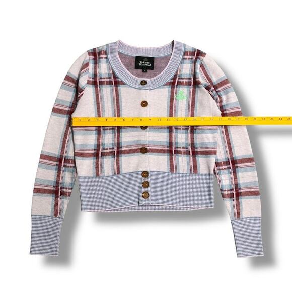 Vivienne Westwood Plaid Cardigan - Picture 4 of 4